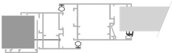 Serie battente alluminio freddo maggiorato card